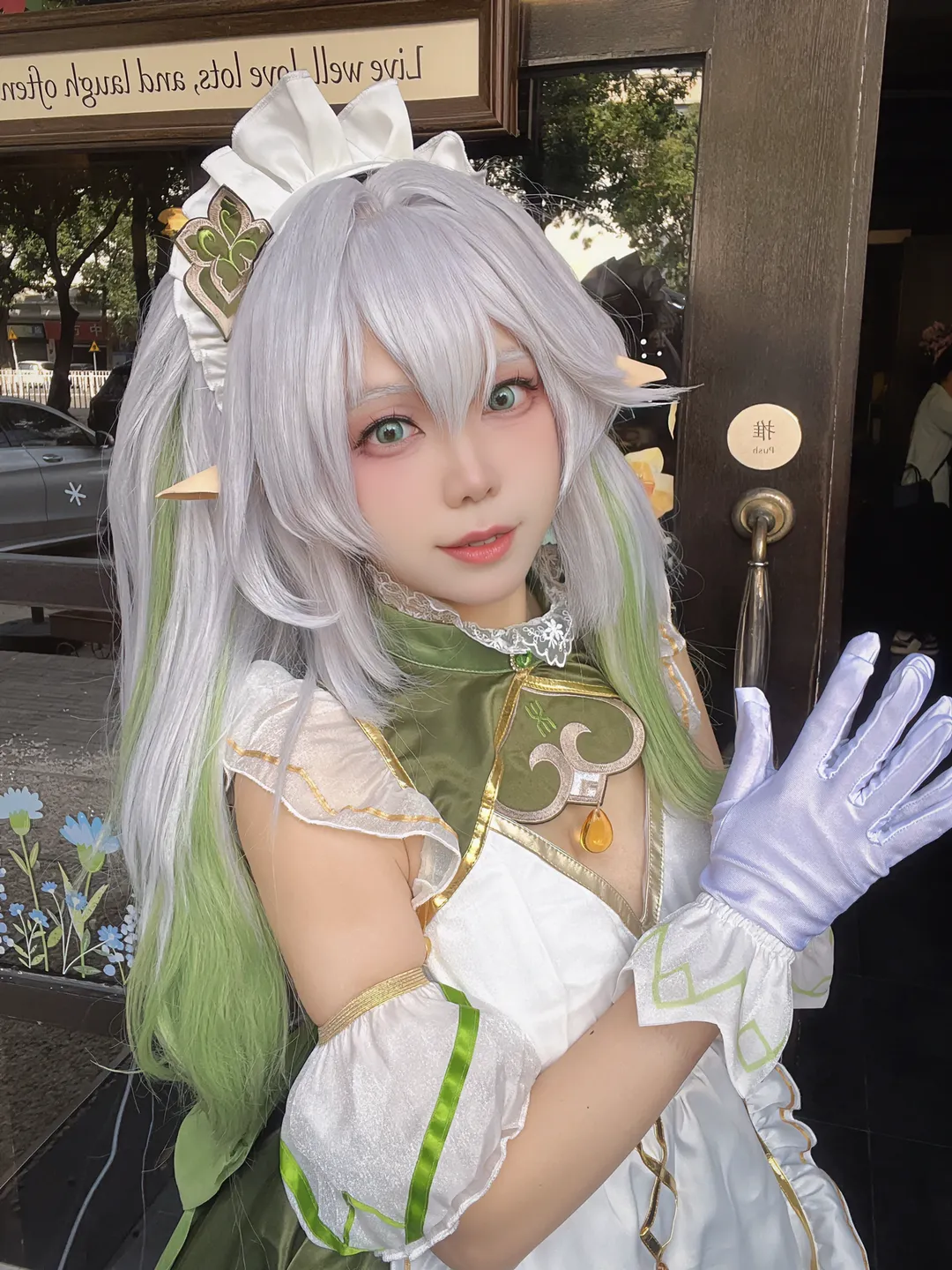 二次元, 原神, コスプレ, ナヒーダ コスプレ, メイド服 - 1枚目