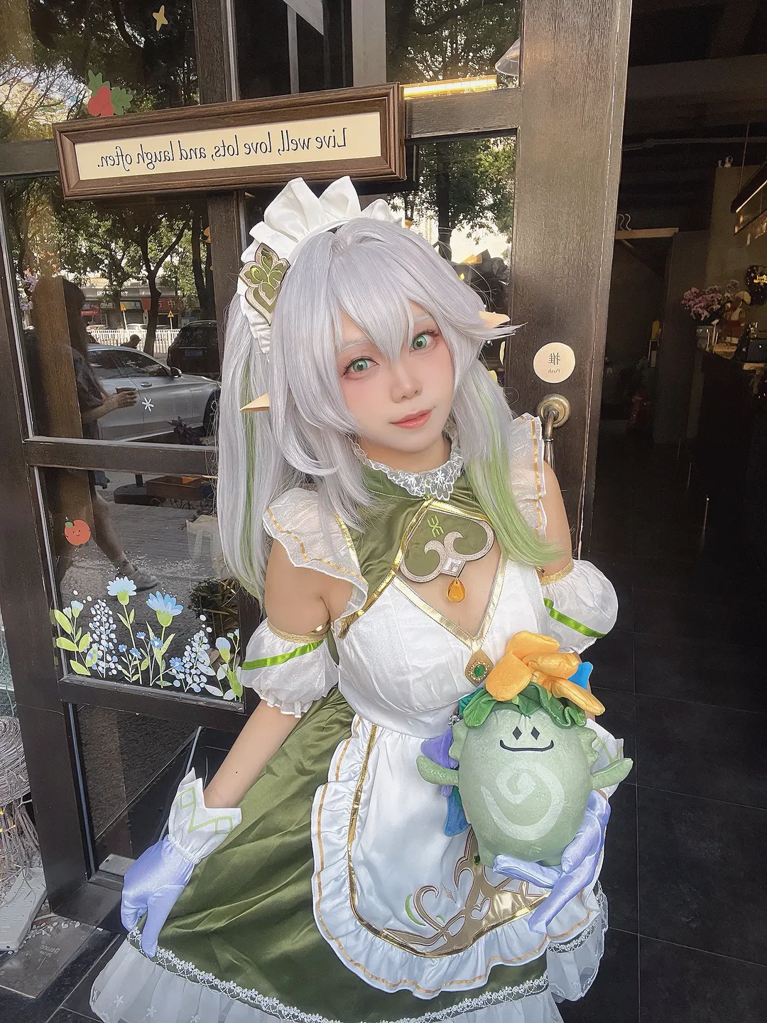 二次元, 原神, コスプレ, ナヒーダ コスプレ, メイド服 - 2枚目