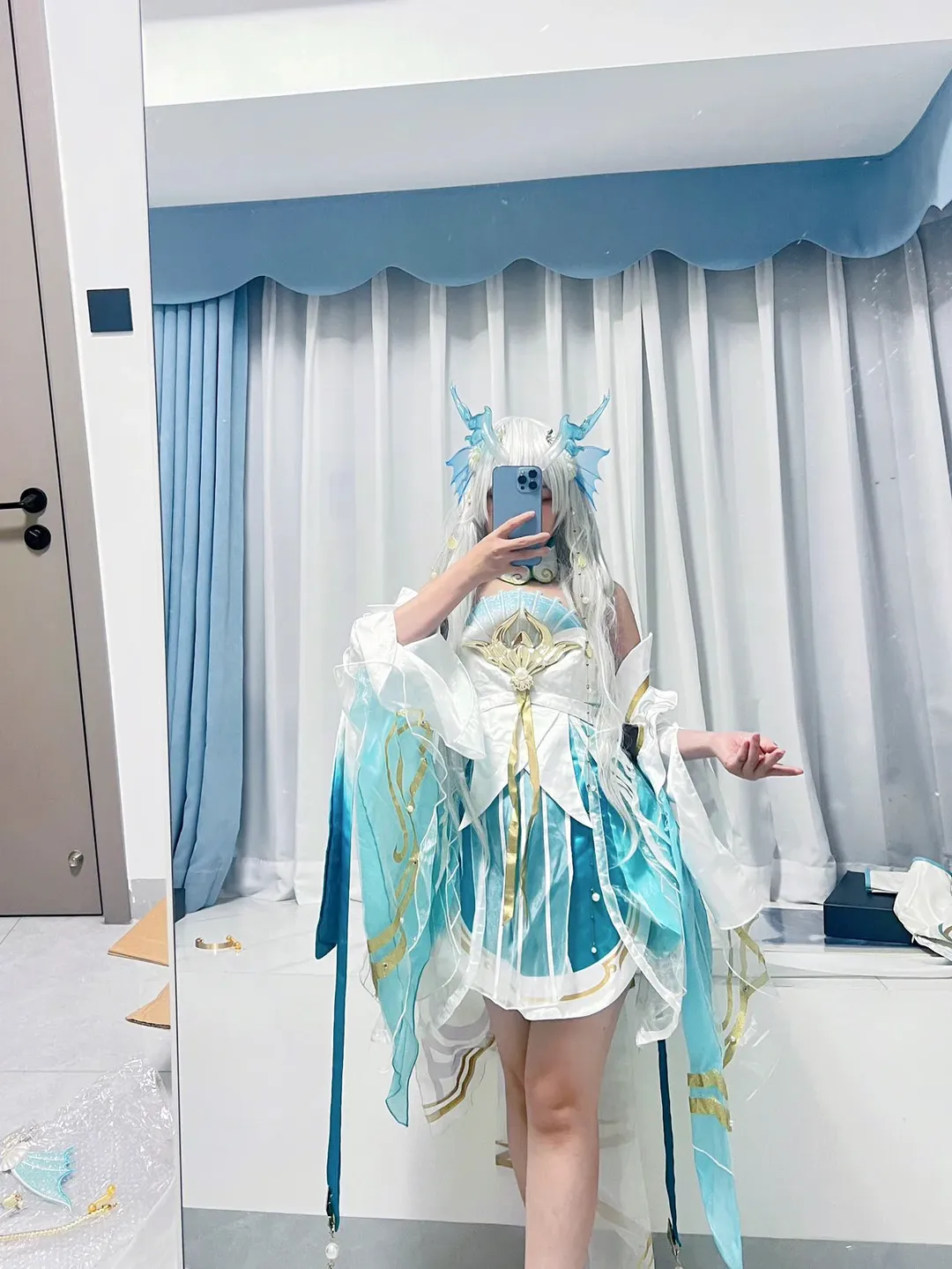 王者荣耀, 西施cos, 游龙清影, 喵屋小铺cos, cosplay穿搭