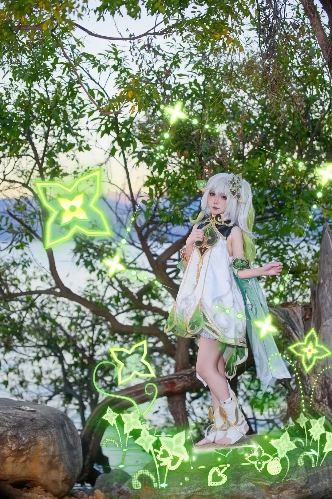 原神, 二次元摄影, 纳西妲cos, 小草神cosplay, 须弥 - 第2张