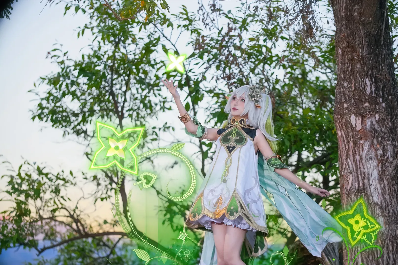 原神, 二次元摄影, 纳西妲cos, 小草神cosplay, 须弥 - 第6张