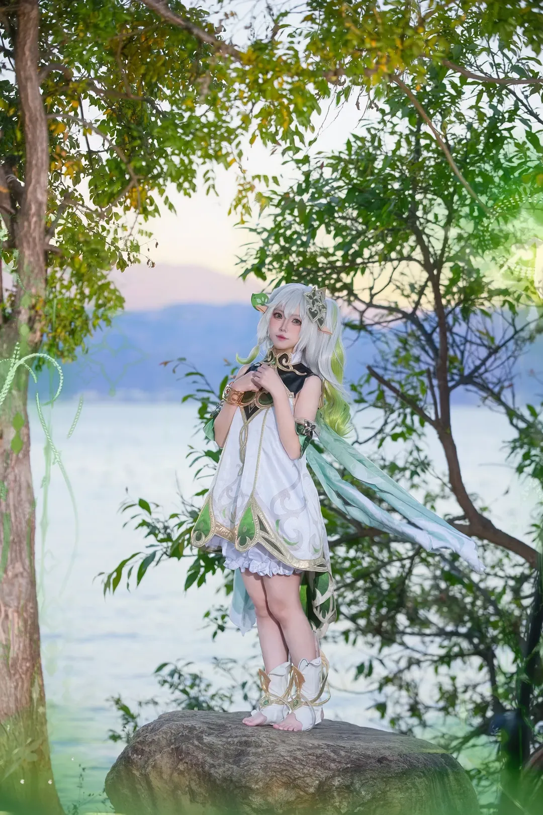 原神, 二次元摄影, 纳西妲cos, 小草神cosplay, 须弥 - 第7张