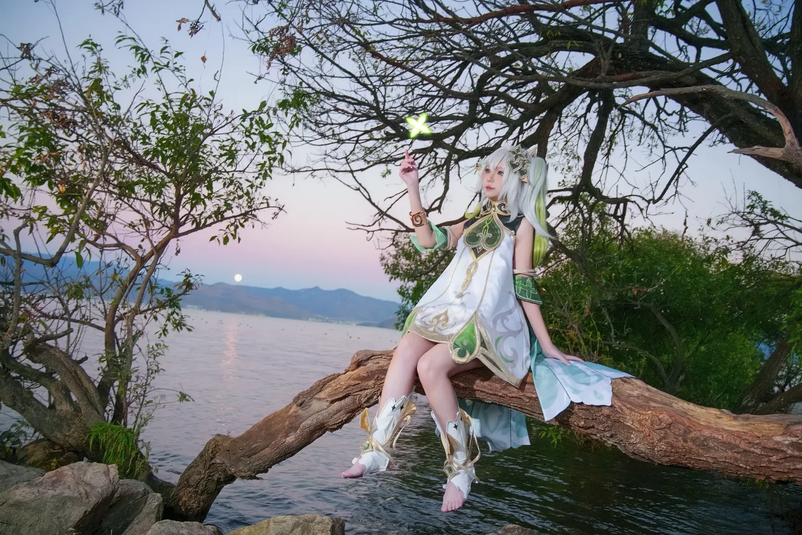 原神, 二次元摄影, 纳西妲cos, 小草神cosplay, 须弥 - 第8张