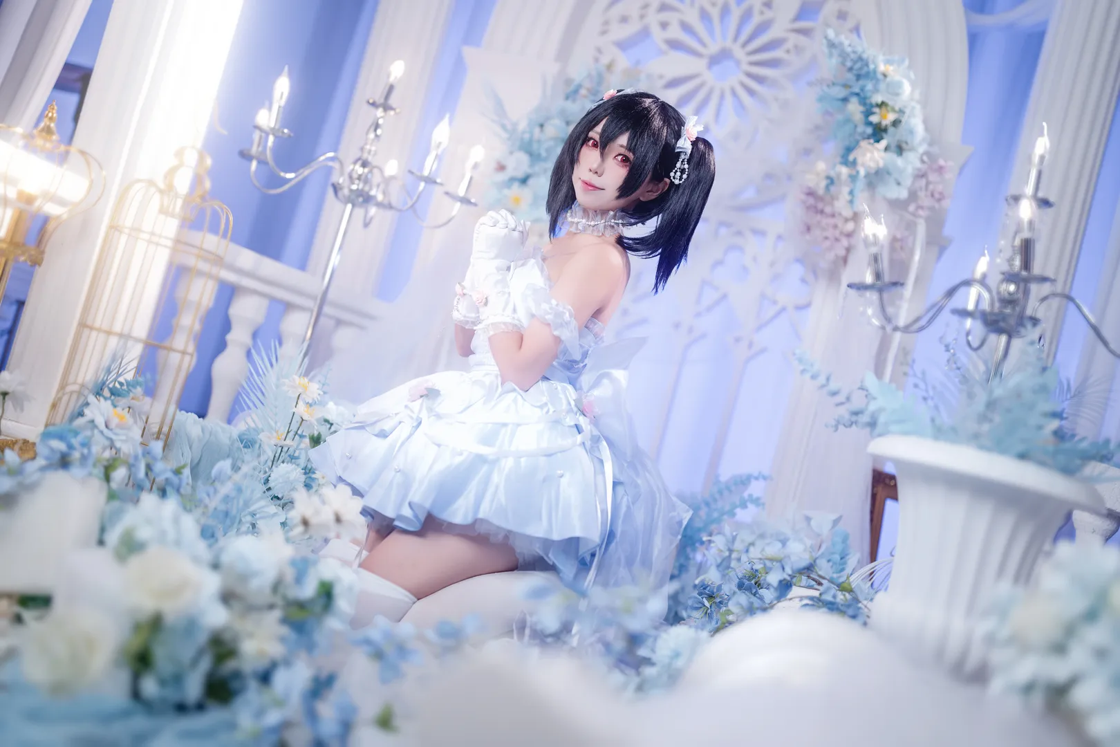 二次元摄影, 双马尾, 偶像装扮, 矢泽妮可cos, Love Live - 第3张