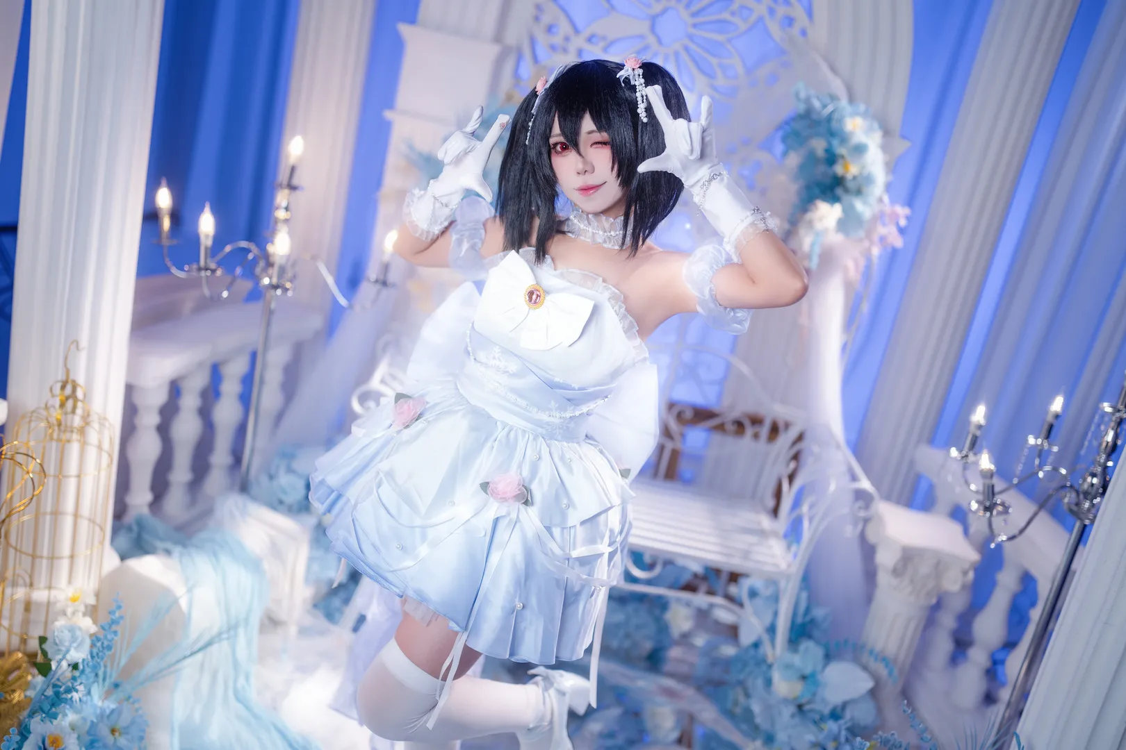 二次元摄影, 双马尾, 偶像装扮, 矢泽妮可cos, Love Live - 第4张