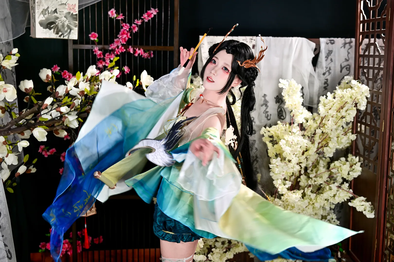 永劫无间, 蓝梦cos, 国风cosplay, 永劫无间手游, 仙侠古风摄影 - 第6张