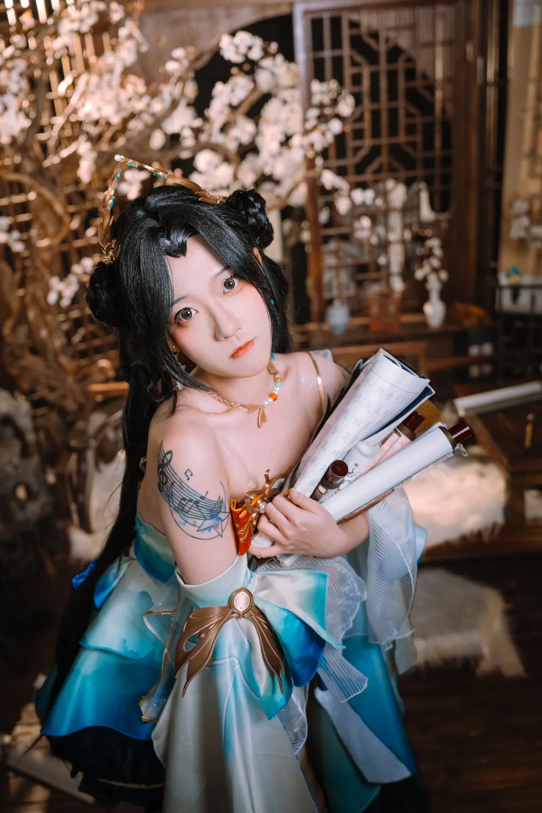 古风cosplay, 蓝梦cos, cosplay摄影, 永劫无间手游, 国风穿搭