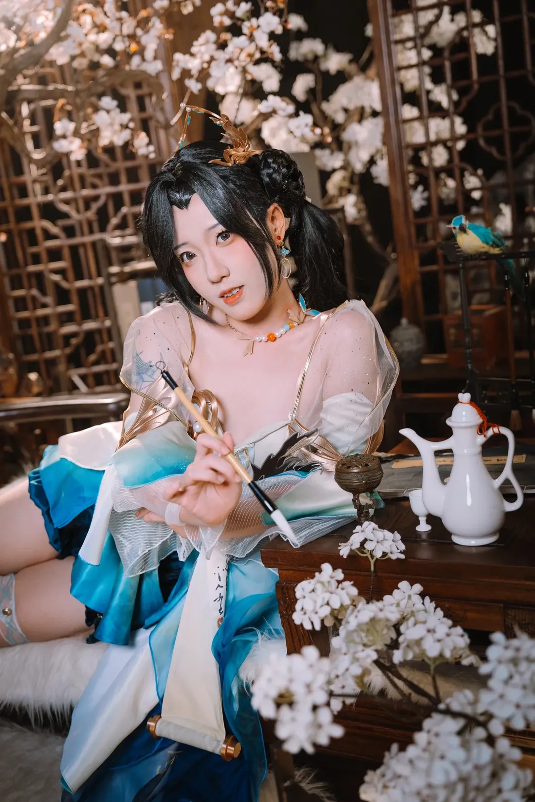 永劫无间, 摄影分享, 古风cos, 蓝梦cos, 国风穿搭