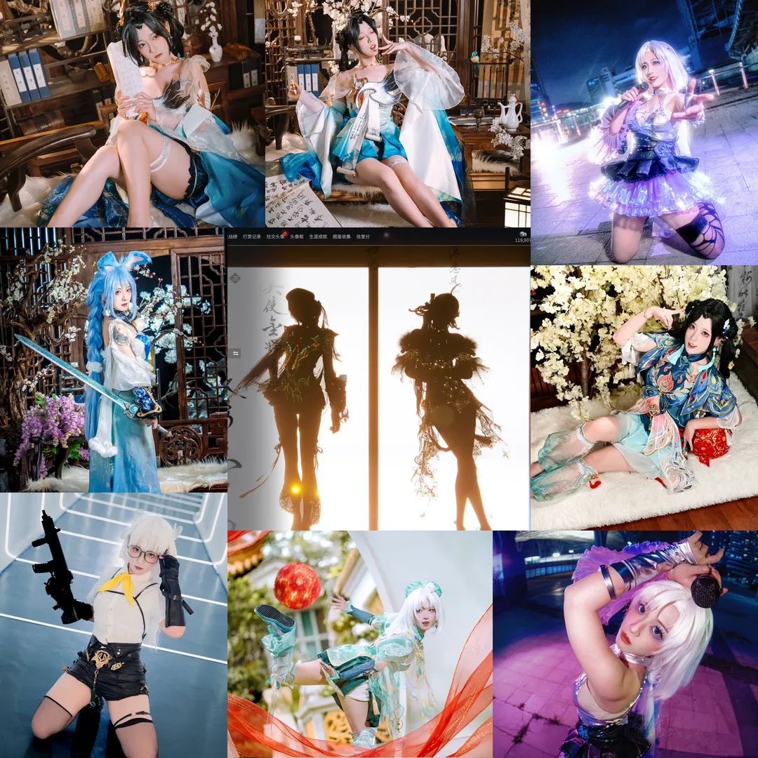 NARAKA: BLADEPOINT, ゲームキャラクター再現, 藍夢 コスプレ, コスプレ写真, 誕生日記念 - 1枚目