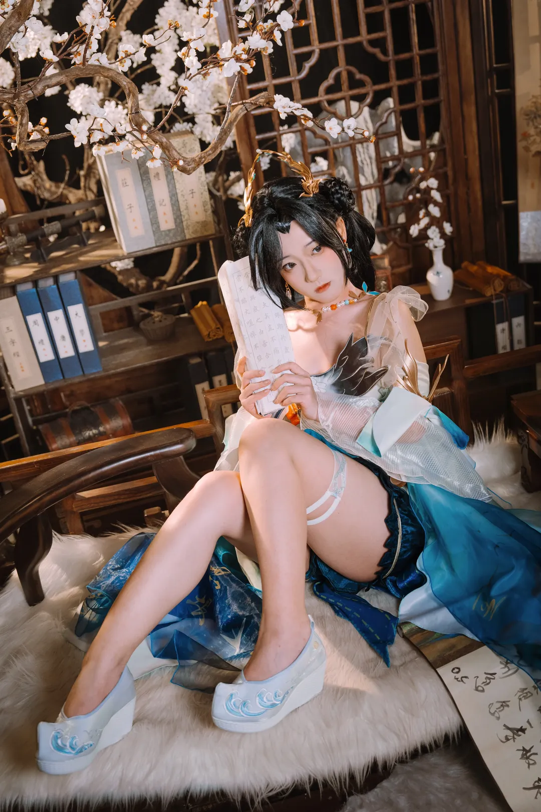 NARAKA: BLADEPOINT, ゲームキャラクター再現, 藍夢 コスプレ, コスプレ写真, 誕生日記念 - 2枚目