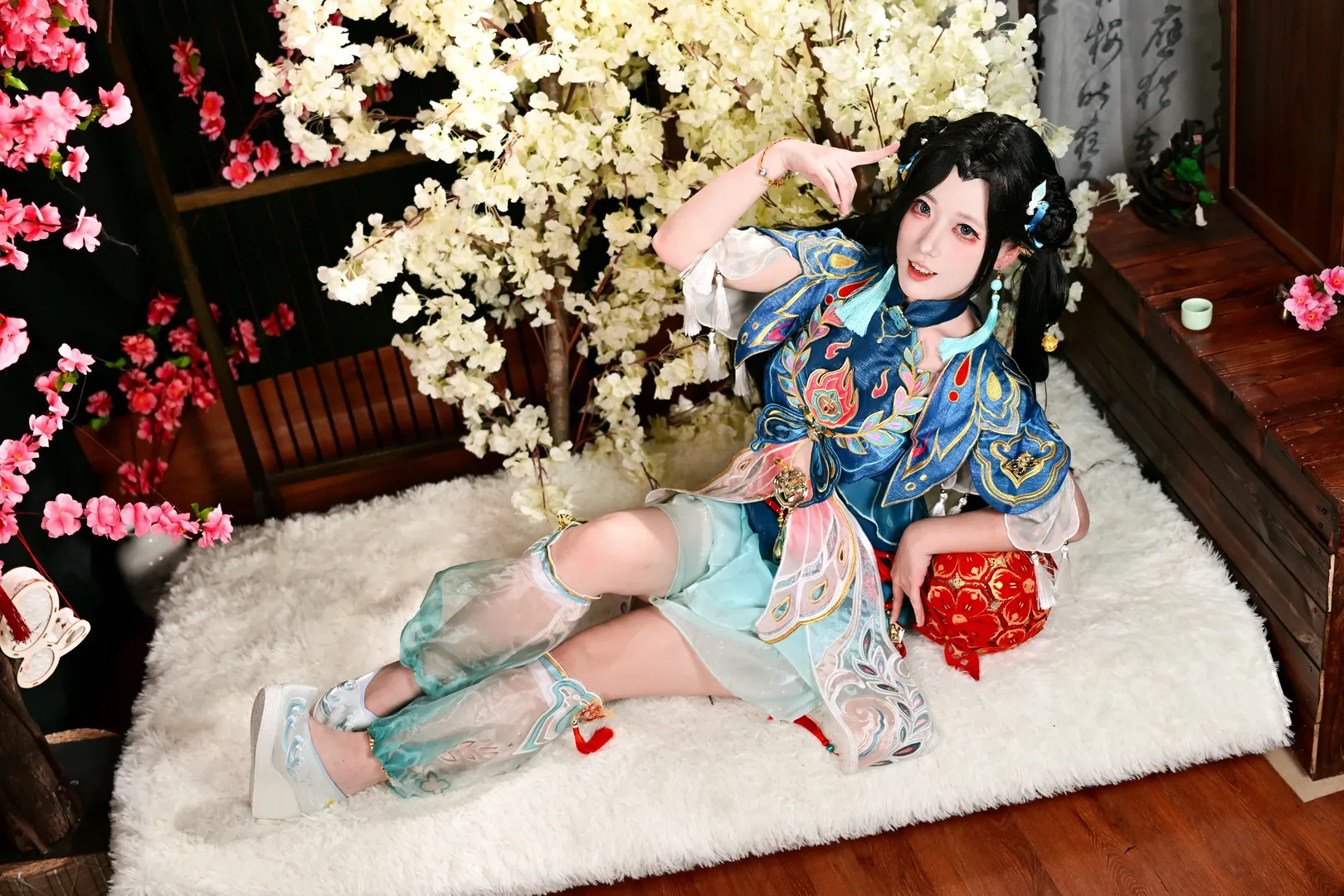 NARAKA: BLADEPOINT, ゲームキャラクター再現, 藍夢 コスプレ, コスプレ写真, 誕生日記念 - 5枚目