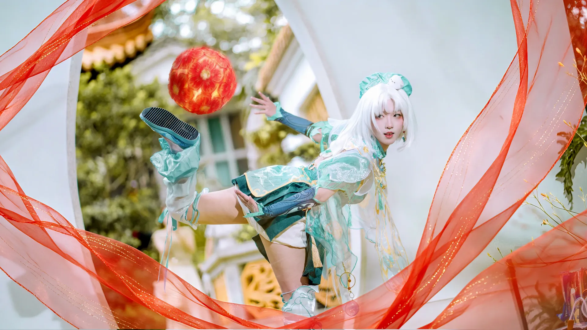 NARAKA: BLADEPOINT, ゲームキャラクター再現, 藍夢 コスプレ, コスプレ写真, 誕生日記念 - 6枚目