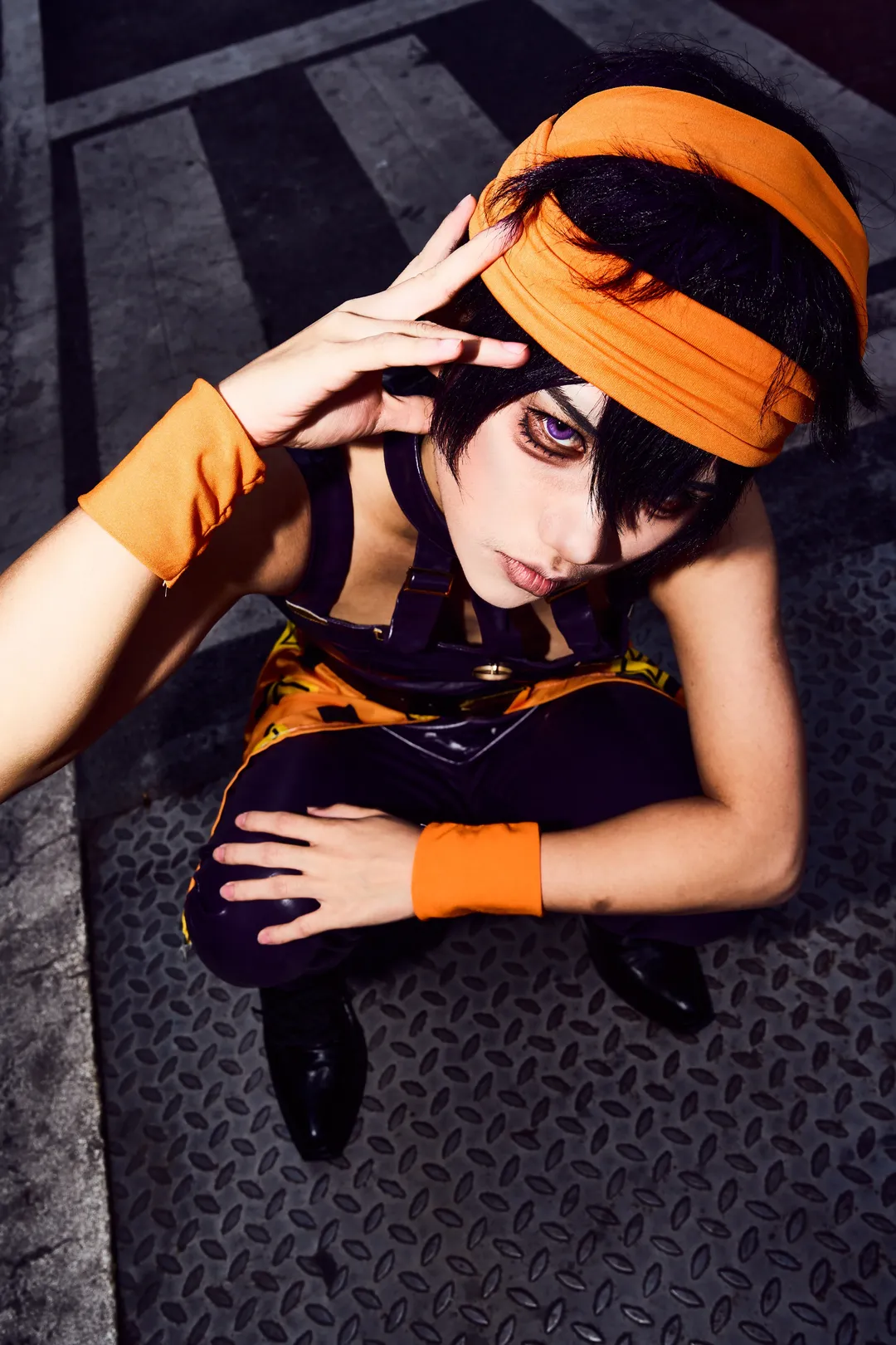 ストリートフォト, コスプレ撮影, 二次元ファッション, ナランチャ・ギルガのコスプレ, ジョジョの奇妙な冒険 黄金の風 - 10枚目