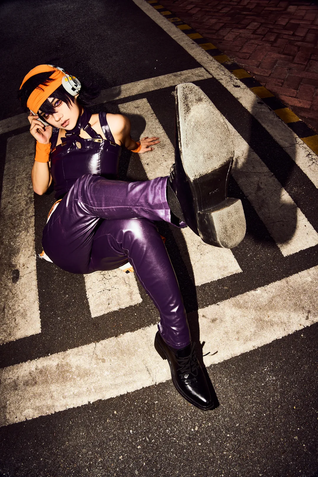 ストリートフォト, コスプレ撮影, 二次元ファッション, ナランチャ・ギルガのコスプレ, ジョジョの奇妙な冒険 黄金の風 - 14枚目