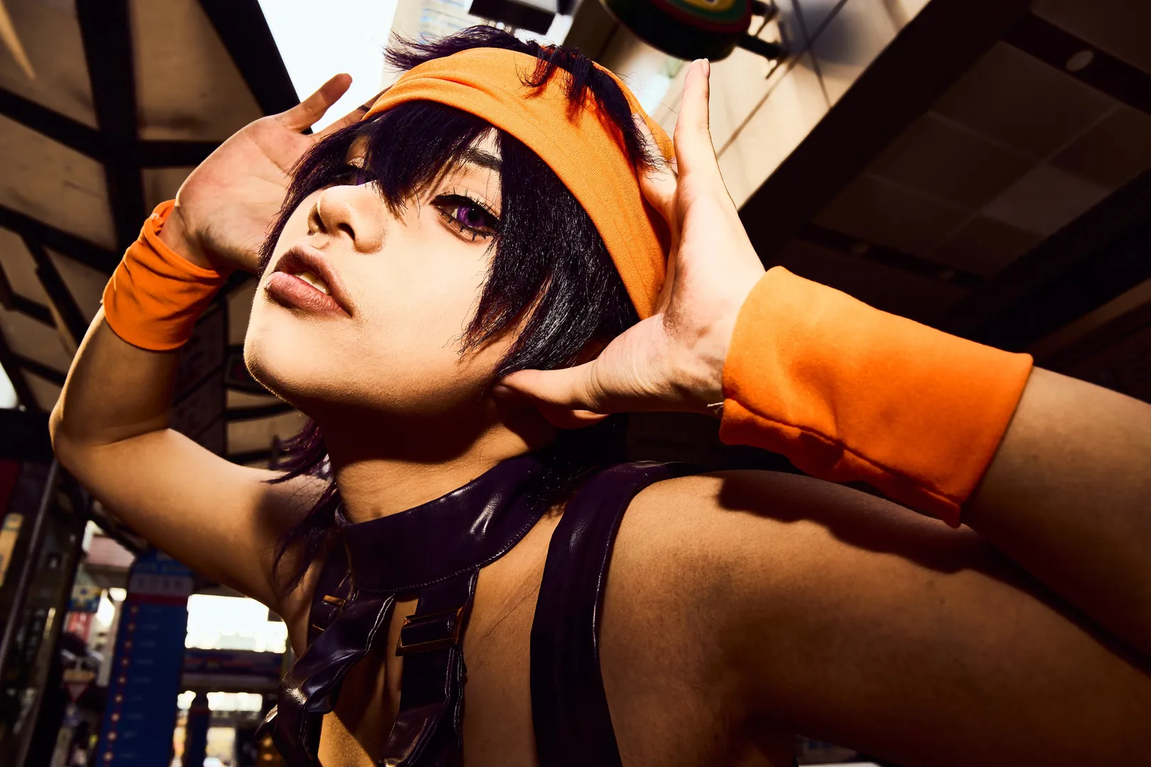 ストリートフォト, コスプレ撮影, 二次元ファッション, ナランチャ・ギルガのコスプレ, ジョジョの奇妙な冒険 黄金の風 - 17枚目
