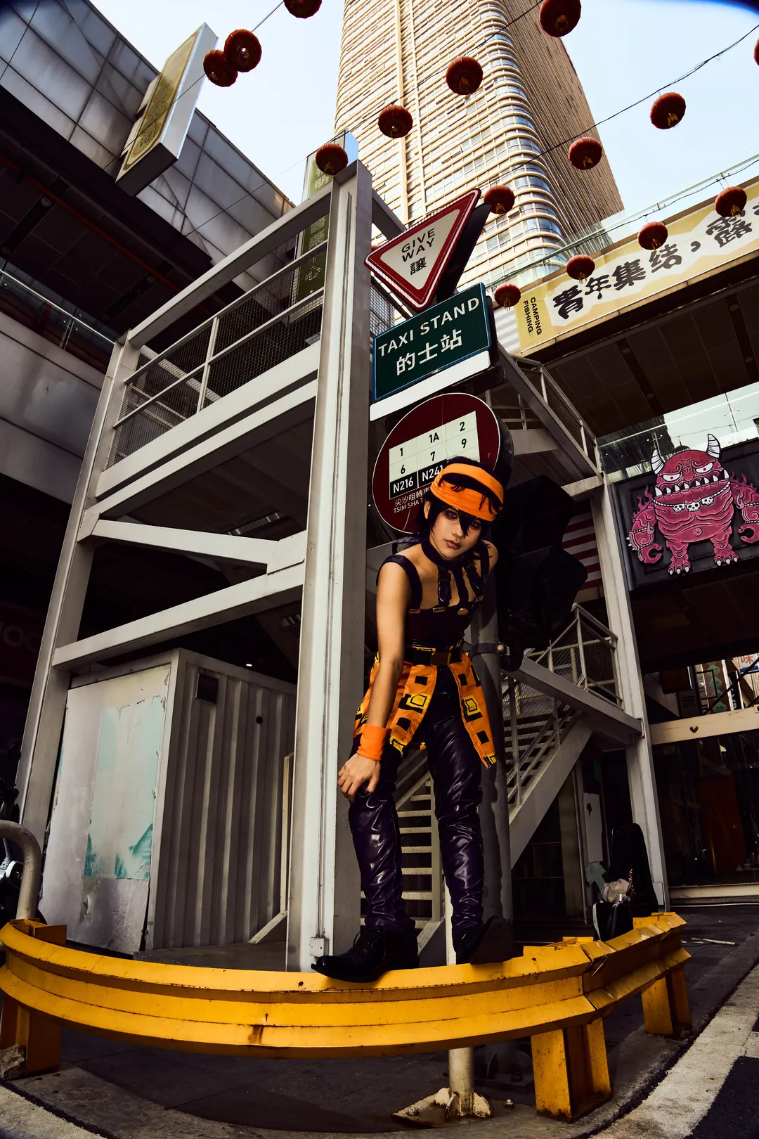 ストリートフォト, コスプレ撮影, 二次元ファッション, ナランチャ・ギルガのコスプレ, ジョジョの奇妙な冒険 黄金の風 - 18枚目