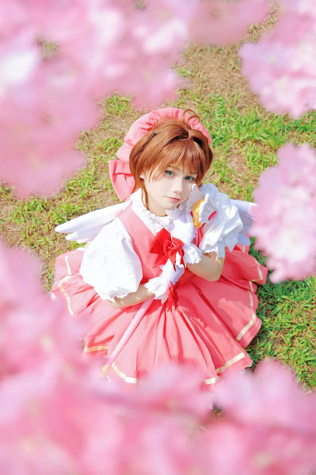 魔法少女, 木之本樱cos, 魔卡少女樱, 外景摄影, cosplay正片 - 第2张