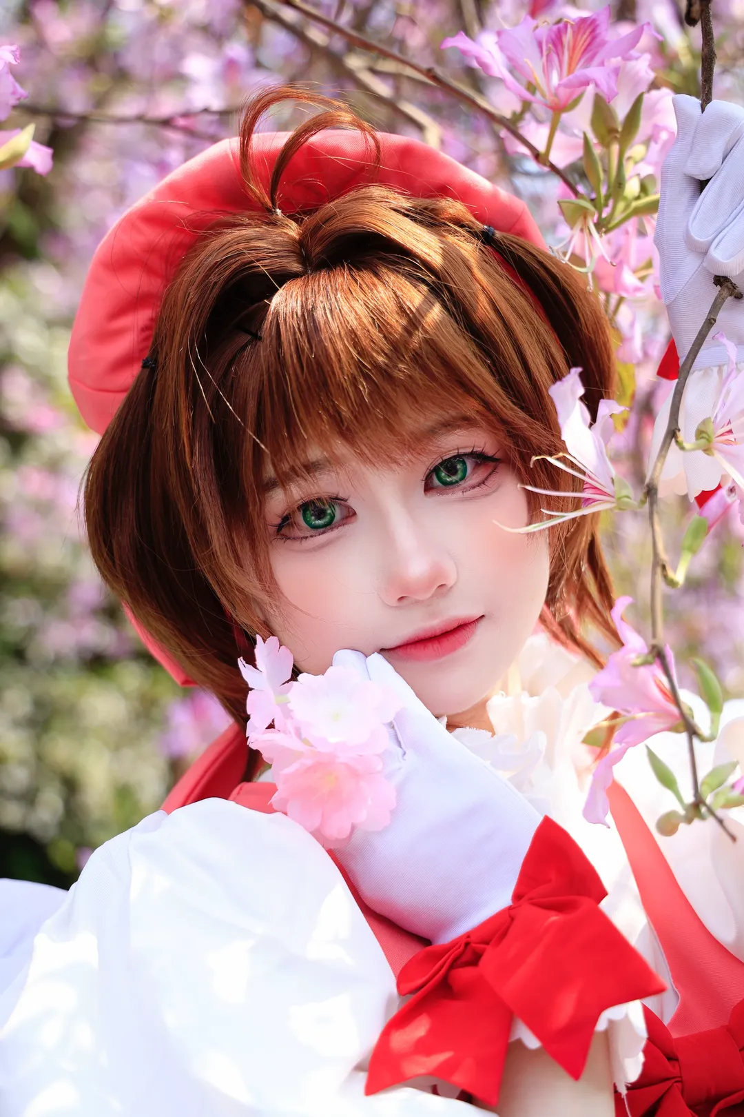 魔法少女, 木之本樱cos, 魔卡少女樱, 外景摄影, cosplay正片