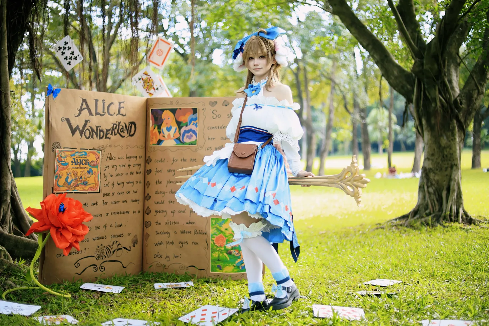 明日方舟, 户外cosplay, 艾雅法拉cos, 纯烬艾雅法拉, 童话风 - 第3张