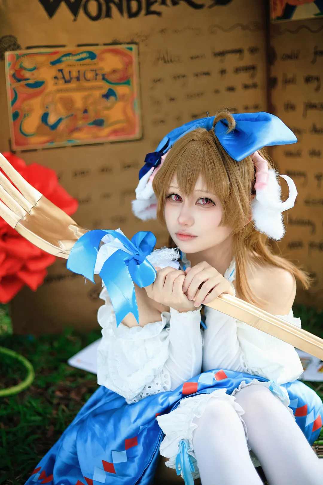 明日方舟, 户外cosplay, 艾雅法拉cos, 纯烬艾雅法拉, 童话风 - 第8张