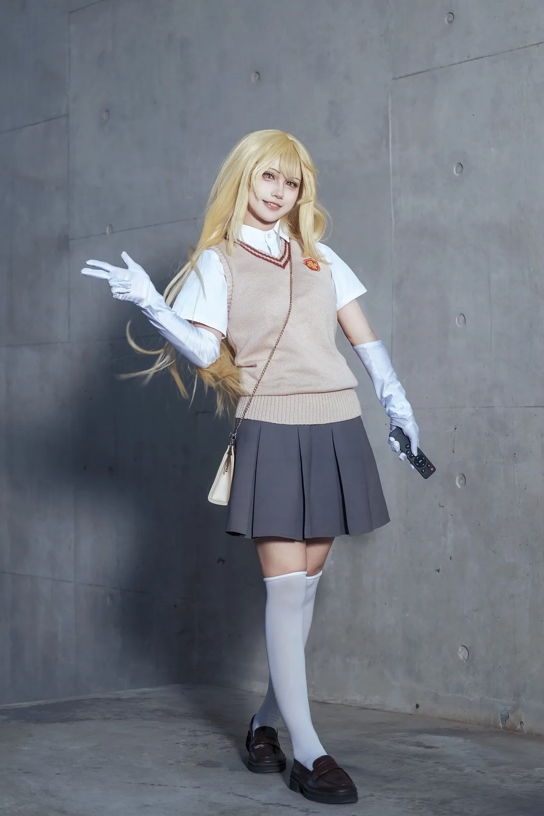 食蜂操祈cos, jk制服, cosplay摄影, 某科学的超电磁炮, 白色过膝袜 - 第2张