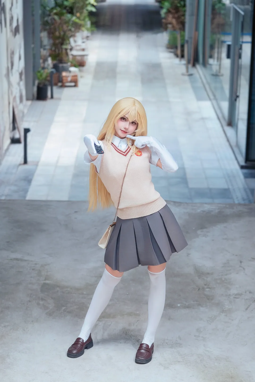 食蜂操祈cos, jk制服, cosplay摄影, 某科学的超电磁炮, 白色过膝袜 - 第3张