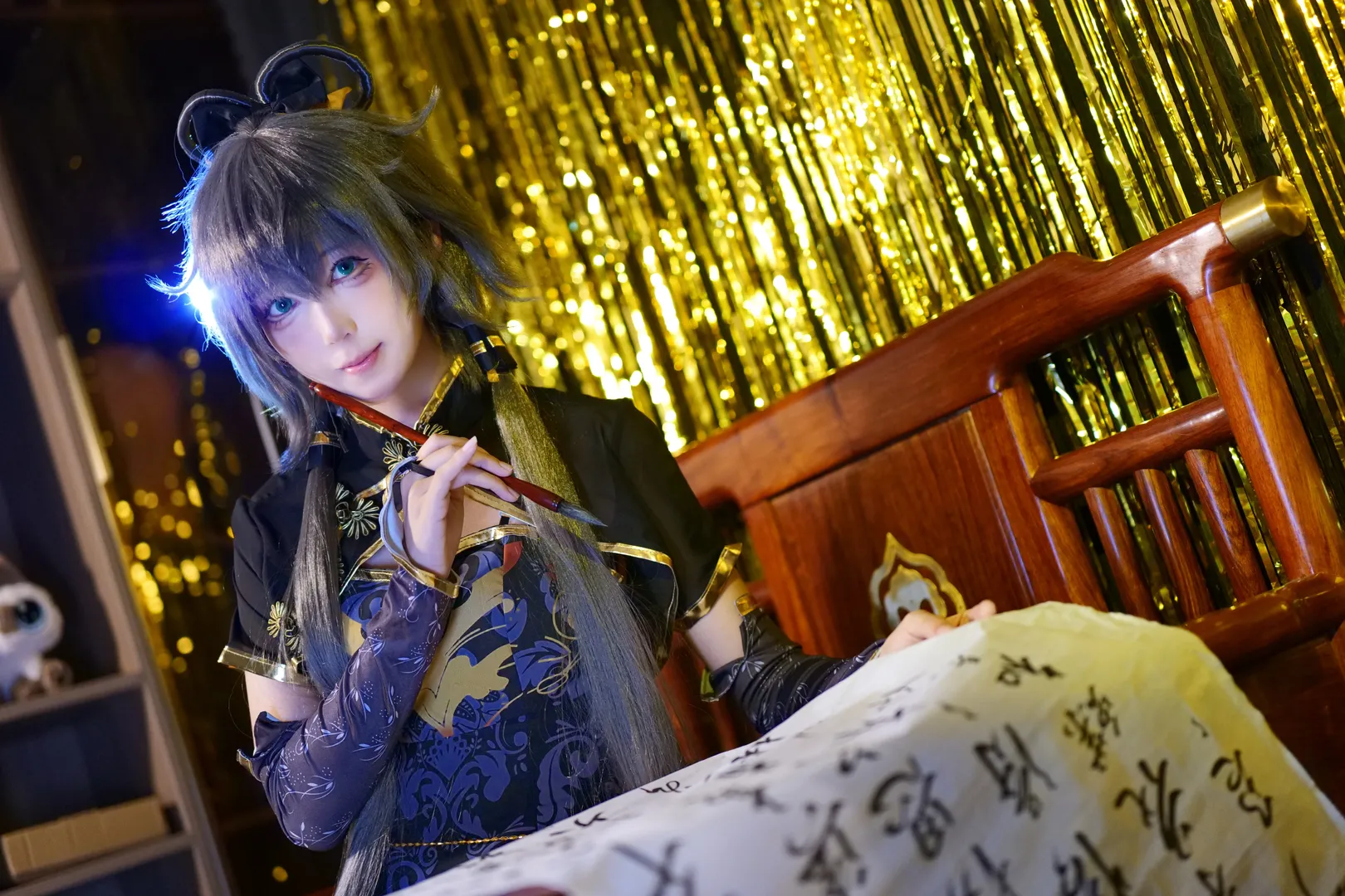 洛天依cos, Cosplay正片, 国风摄影, 中v, 金丝雀 - 第4张