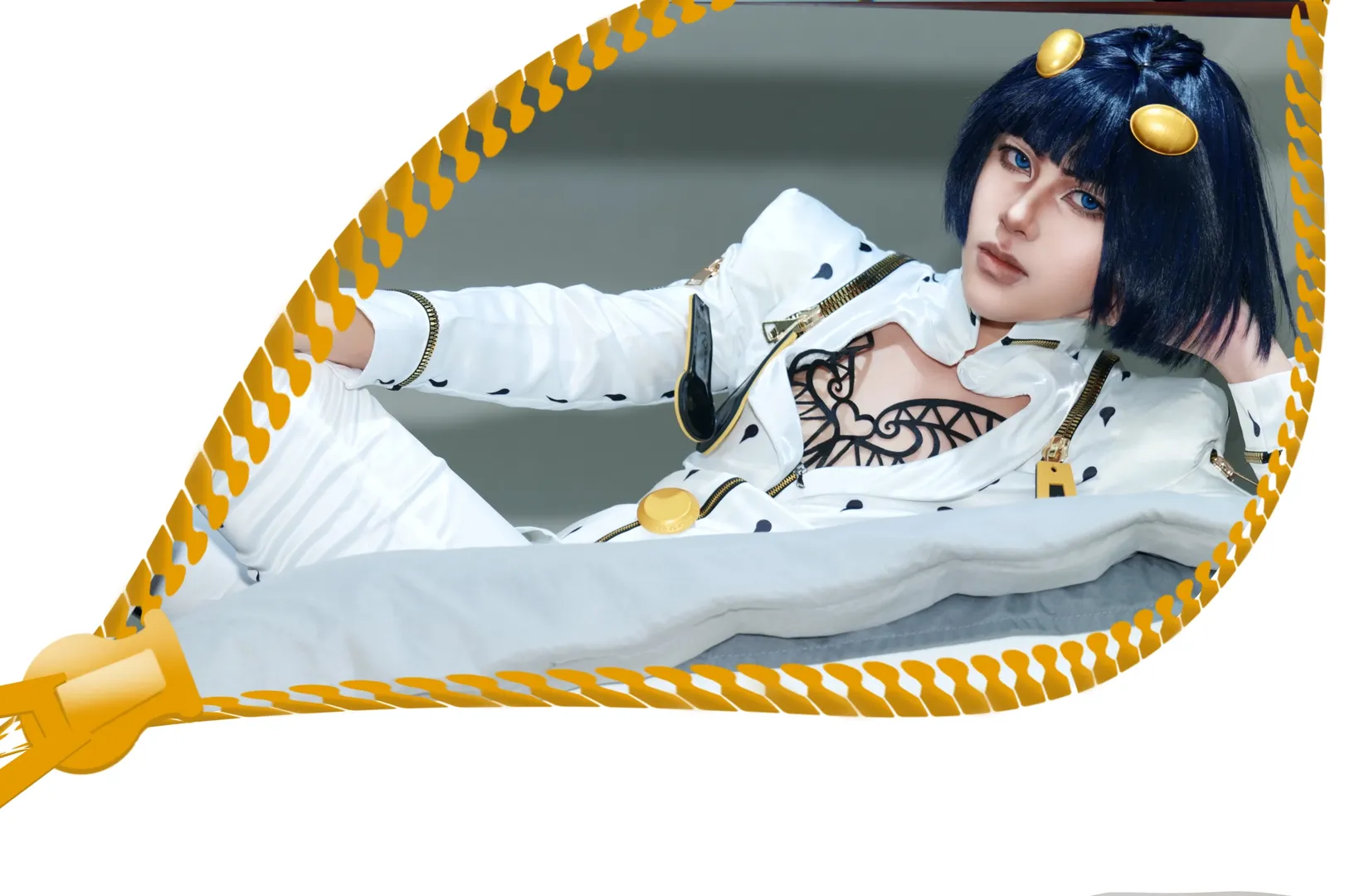 コスプレ撮影, ジョジョの奇妙な冒険, ブローノ・ブチャラティのコスプレ, 黄金の風コスプレ, スタンド使い - 3枚目