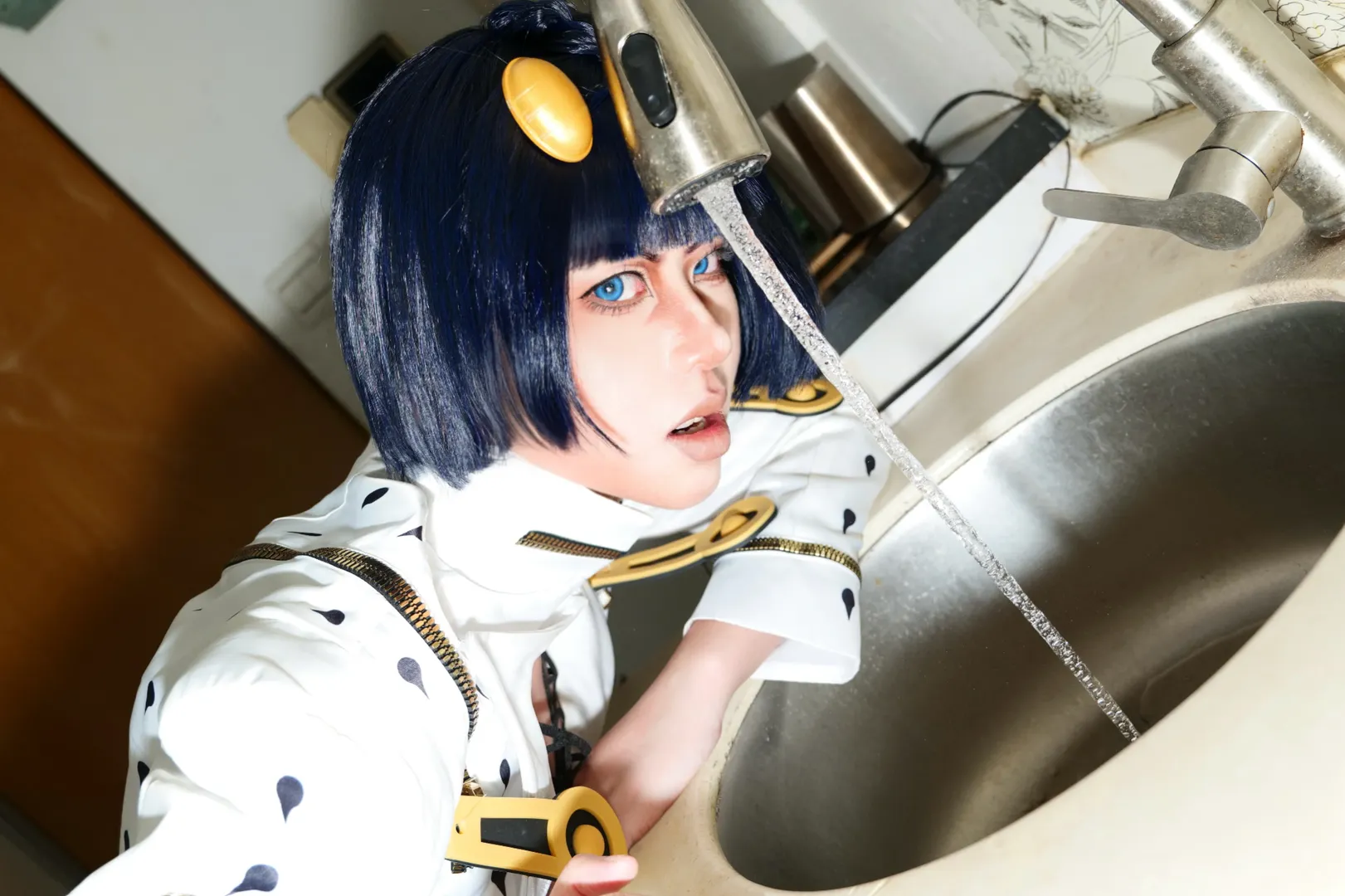 コスプレ撮影, ジョジョの奇妙な冒険, ブローノ・ブチャラティのコスプレ, 黄金の風コスプレ, スタンド使い - 5枚目