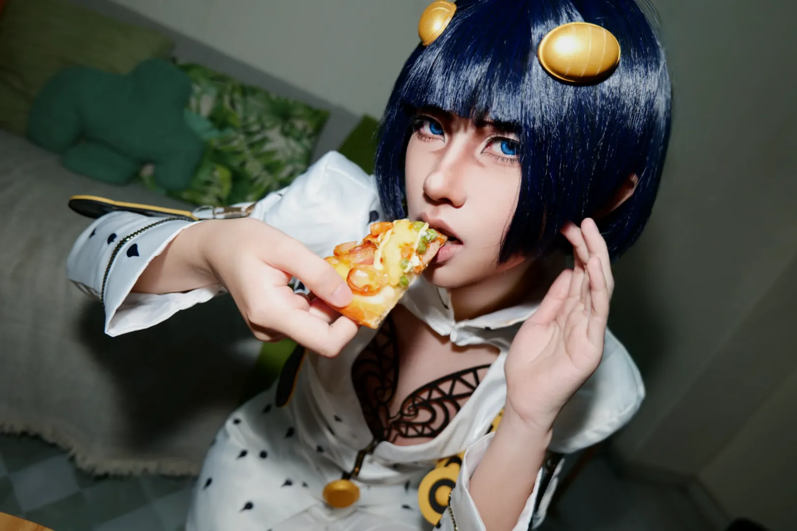 コスプレ撮影, ジョジョの奇妙な冒険, ブローノ・ブチャラティのコスプレ, 黄金の風コスプレ, スタンド使い - 6枚目