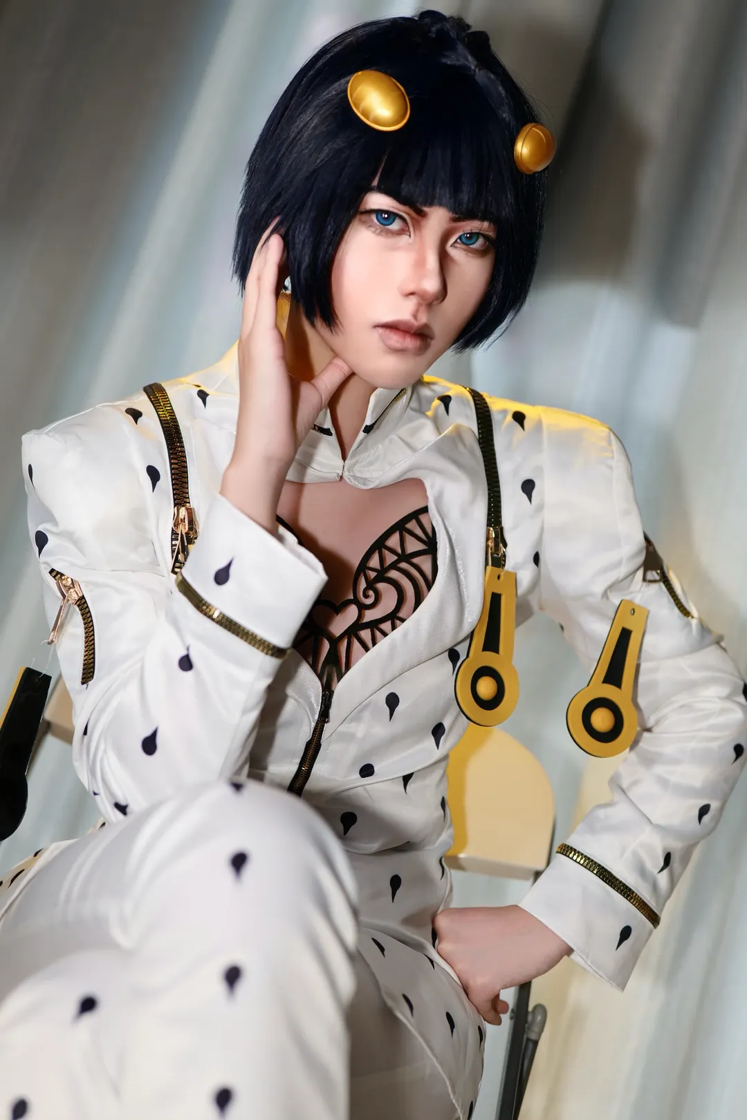 コスプレ撮影, ジョジョの奇妙な冒険, ブローノ・ブチャラティのコスプレ, 黄金の風コスプレ, スタンド使い - 7枚目