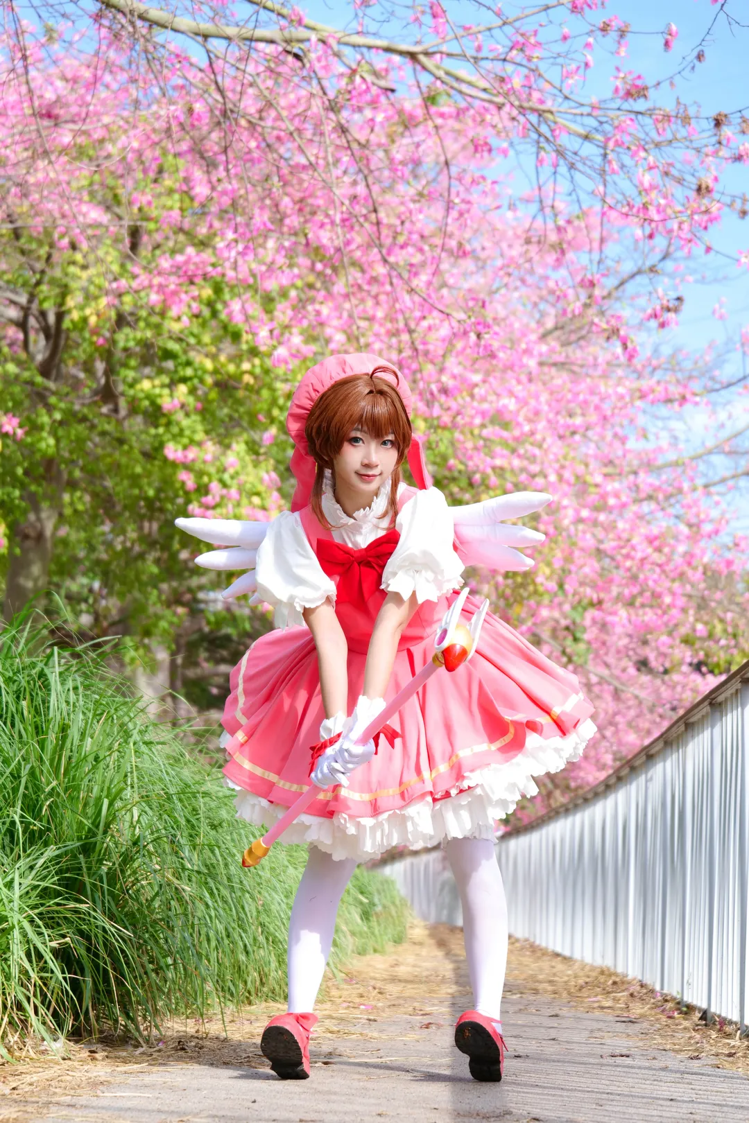 户外摄影, 木之本樱cos, 魔卡少女樱, 春日拍照, 东莞拍照