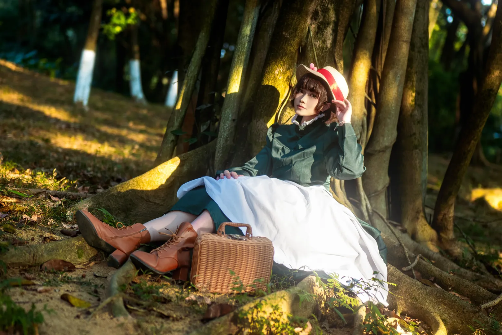 コスプレロケ, 宮崎駿アニメ, ソフィー コスプレ, ハウルの動く城, 田園風撮影 - 2枚目
