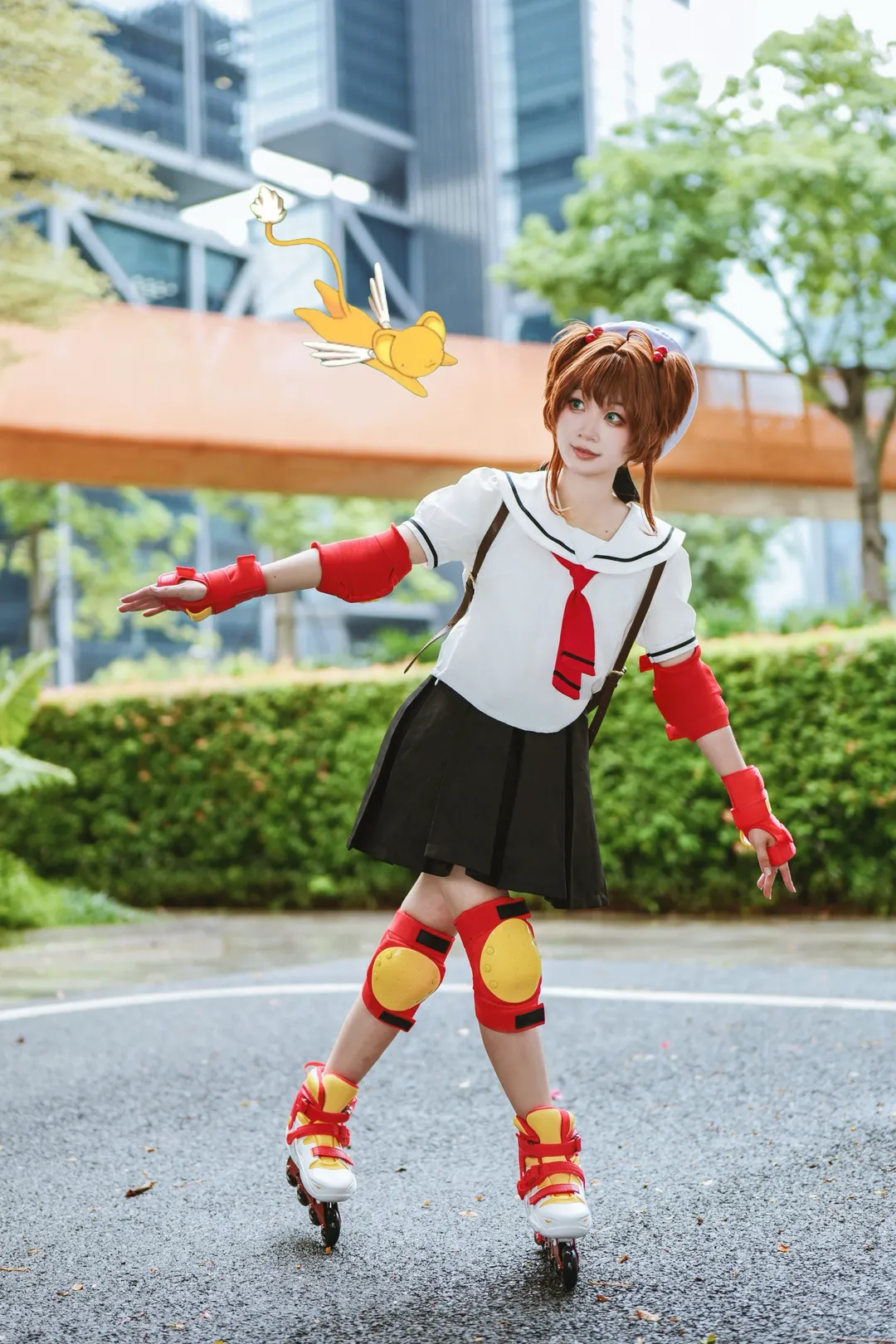 二次元摄影, 城市街拍, 木之本樱cos, 魔卡少女樱, cosplay正片 - 第1张