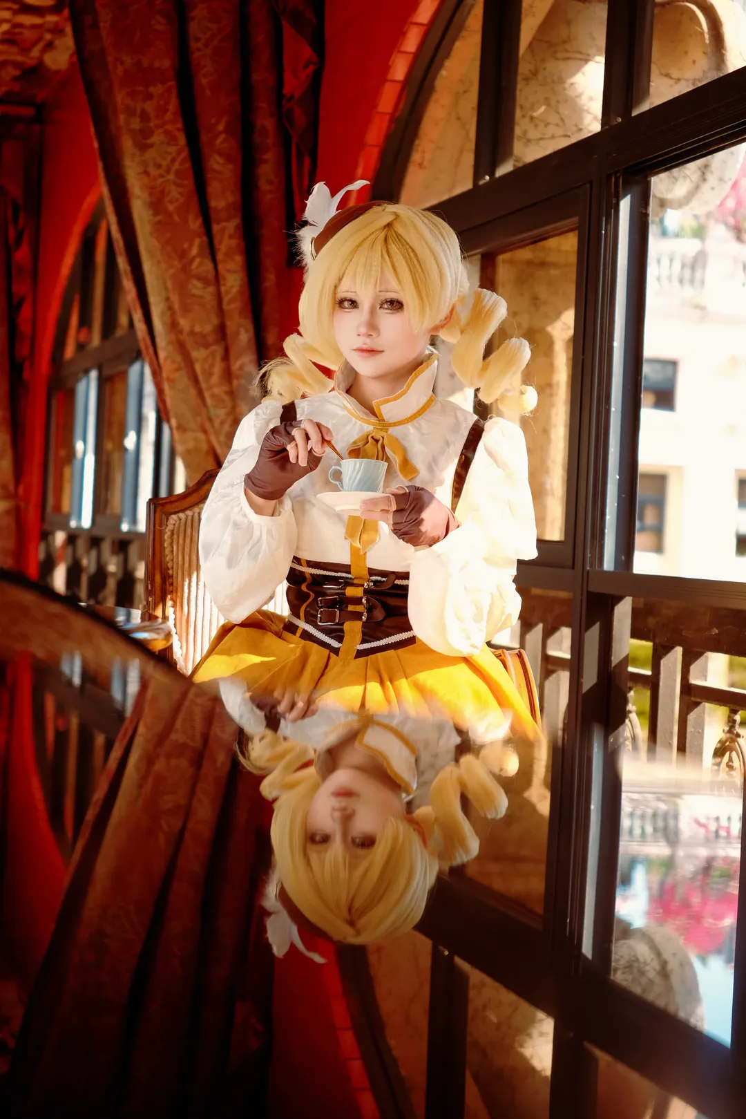 魔法少女小圆, 角色扮演摄影, 复古风穿搭, 巴麻美cos, 下午茶氛围 - 第2张