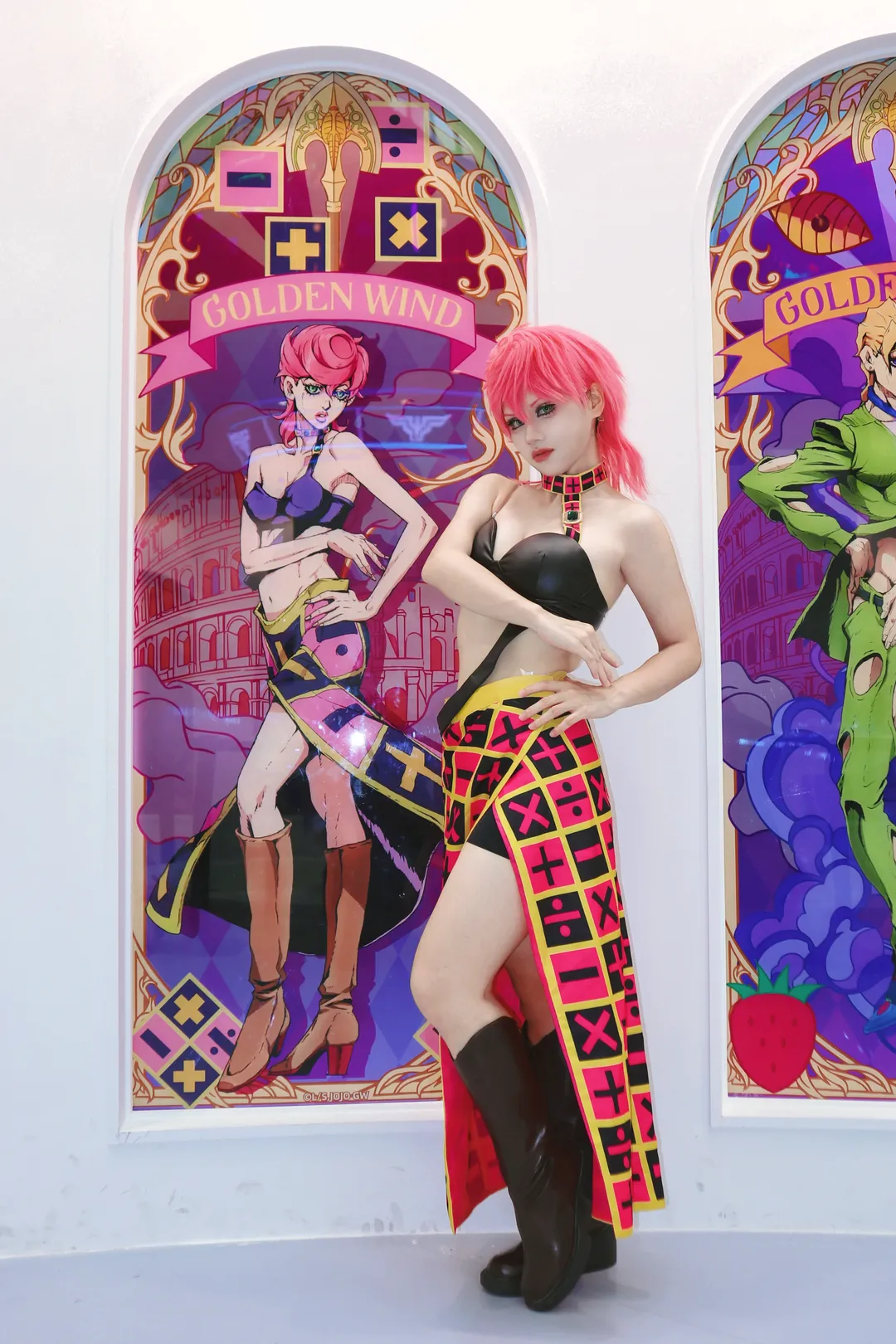 Roleplay, cosplay, JoJo's Bizarre Adventure, Trish Una cosplay, Guangzhou JoJo pop-up store - Image 3