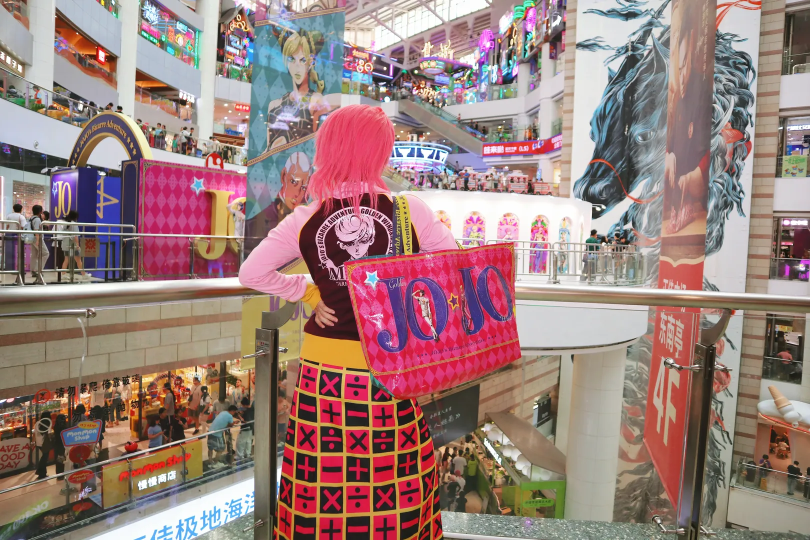 Roleplay, cosplay, JoJo's Bizarre Adventure, Trish Una cosplay, Guangzhou JoJo pop-up store - Image 4
