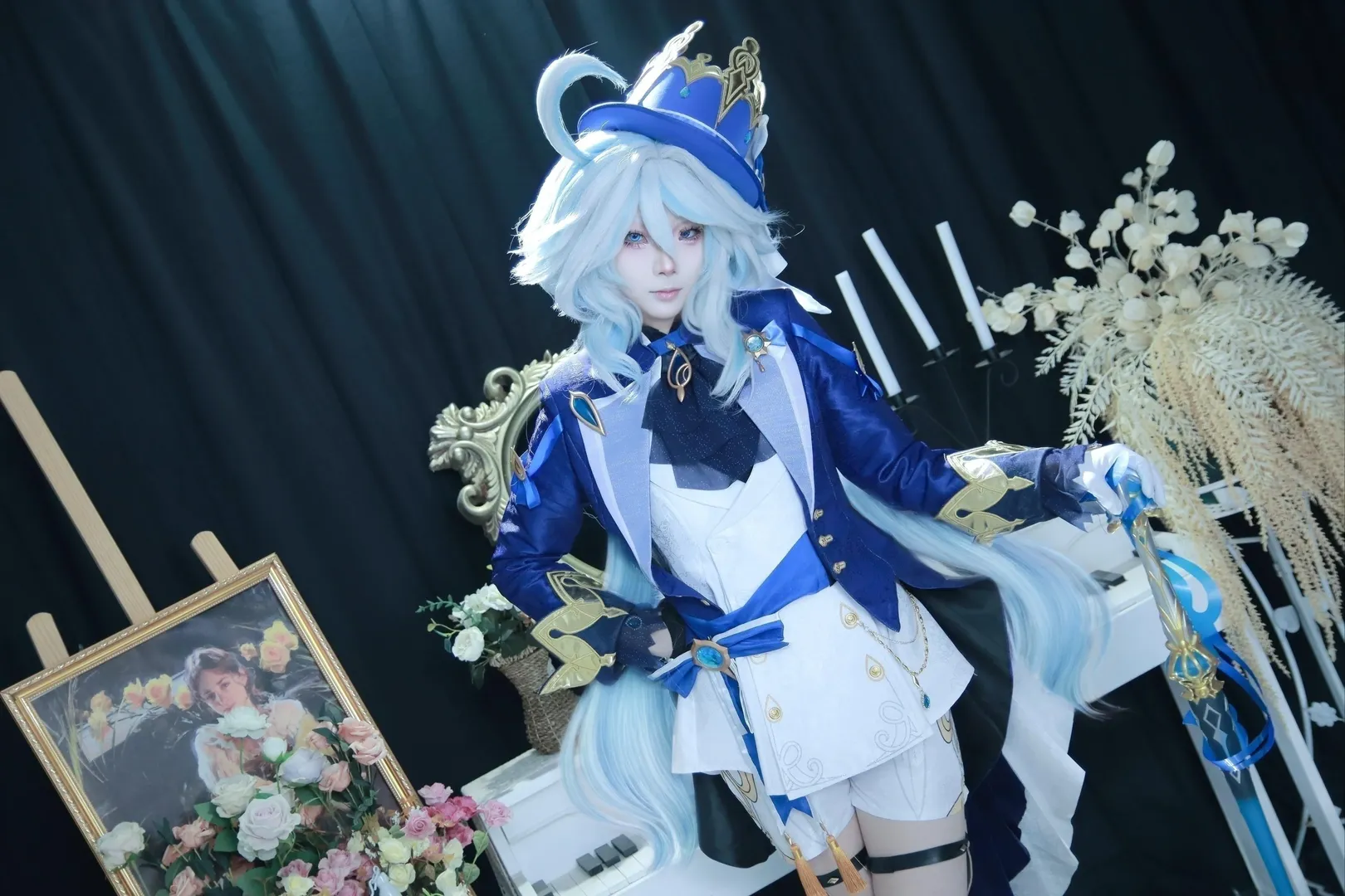 原神, コスプレ写真, フリーナ コスプレ, 水の女神, フォカロルス - 10枚目