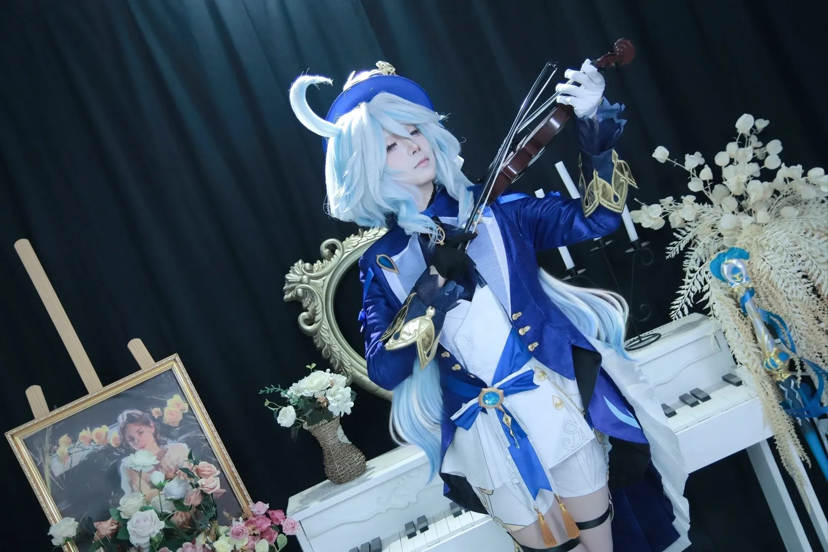 原神, コスプレ写真, フリーナ コスプレ, 水の女神, フォカロルス - 13枚目