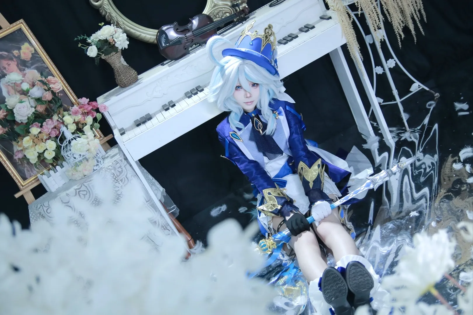原神, コスプレ写真, フリーナ コスプレ, 水の女神, フォカロルス - 2枚目