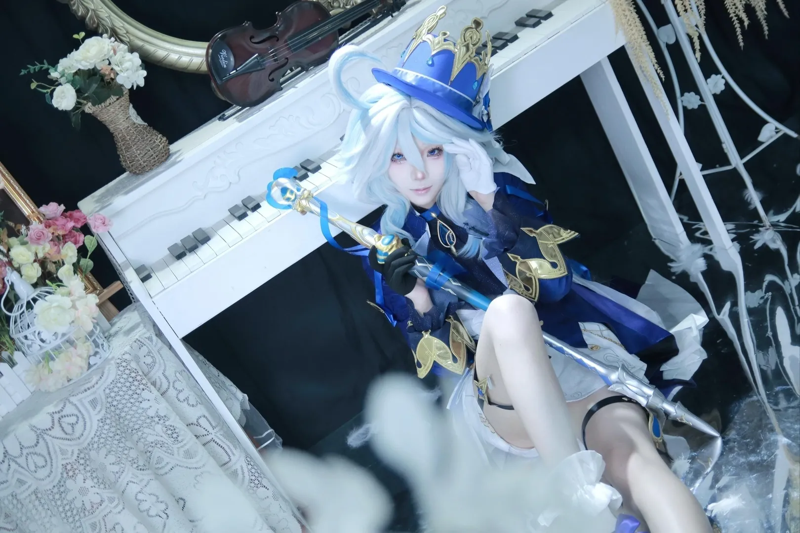 原神, コスプレ写真, フリーナ コスプレ, 水の女神, フォカロルス - 3枚目