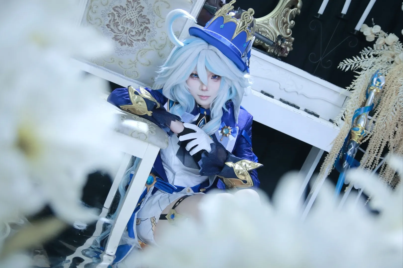 原神, コスプレ写真, フリーナ コスプレ, 水の女神, フォカロルス - 5枚目