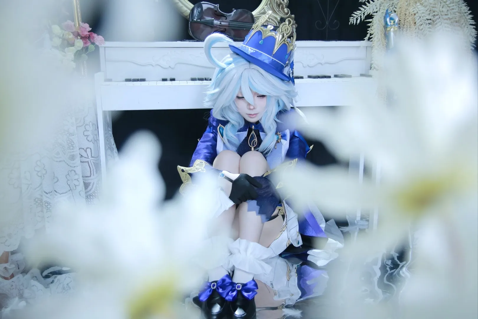 原神, コスプレ写真, フリーナ コスプレ, 水の女神, フォカロルス - 6枚目