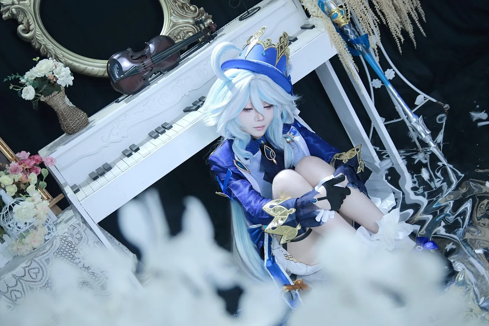 原神, コスプレ写真, フリーナ コスプレ, 水の女神, フォカロルス - 7枚目