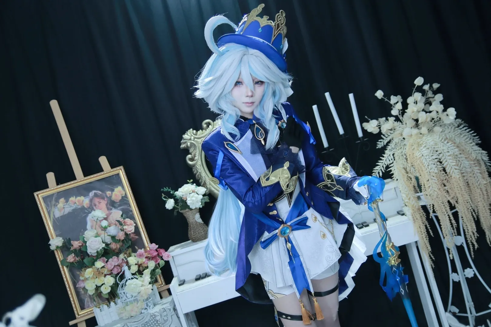 原神, コスプレ写真, フリーナ コスプレ, 水の女神, フォカロルス - 8枚目