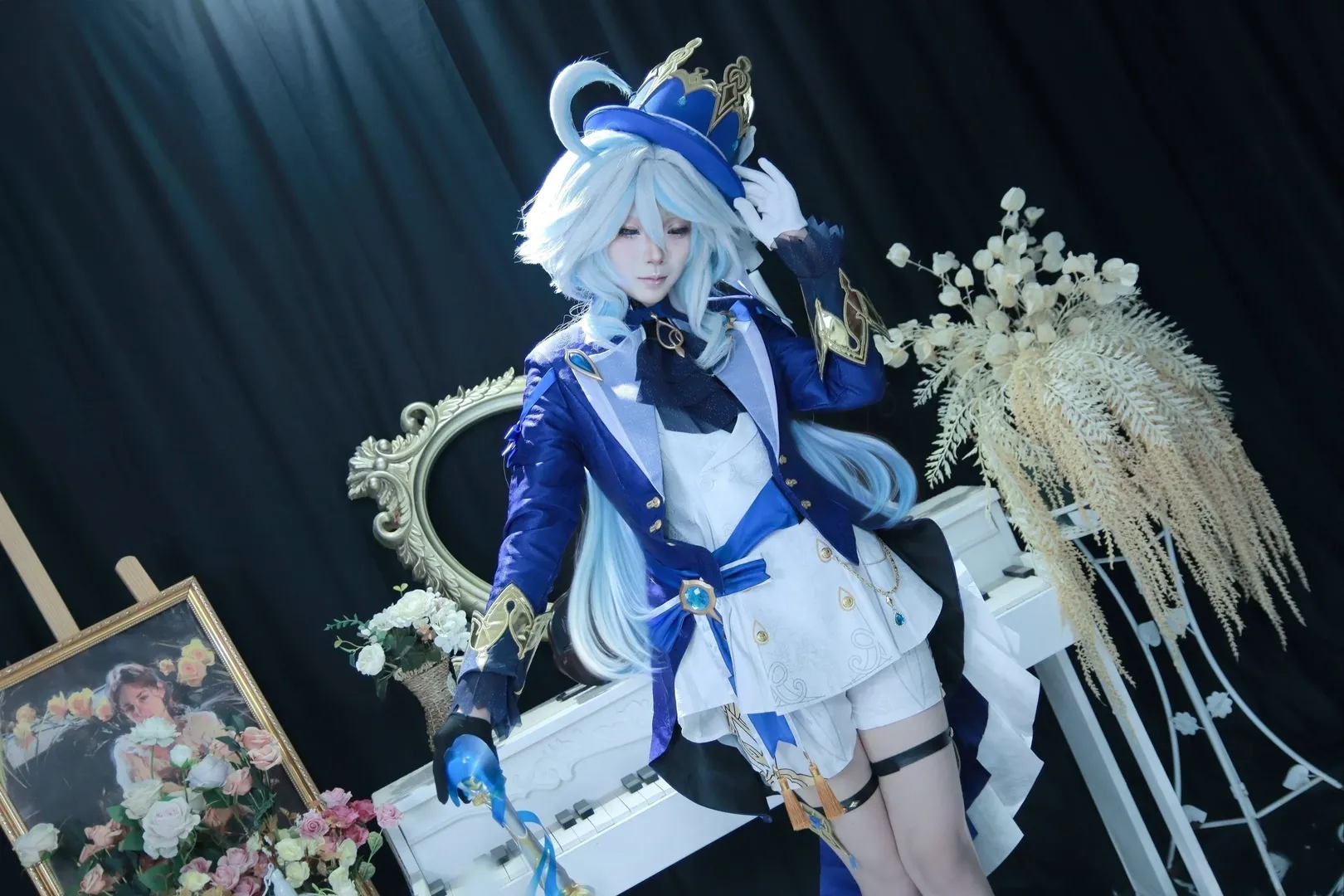 原神, コスプレ写真, フリーナ コスプレ, 水の女神, フォカロルス - 9枚目