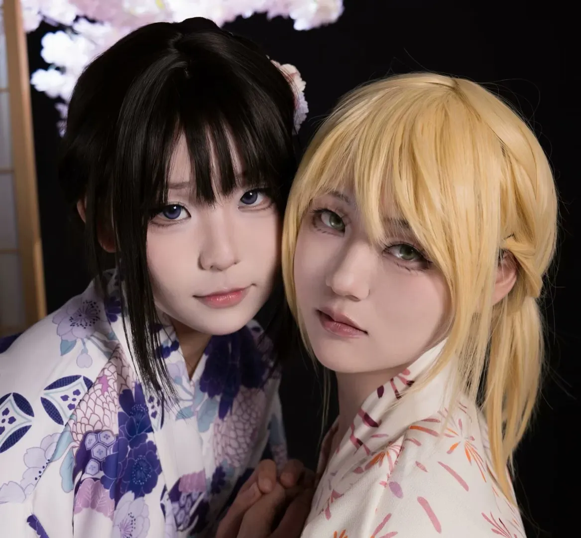 夜景人像, 仙女棒写真, 浴衣cosplay, 夏夜氛围感, 日系和服摄影 - 第4张