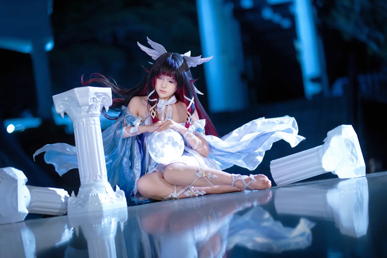 原神, 哥倫比婭cos, 同人產糧節, cosplay攝影, 魔法特效 - 第1張