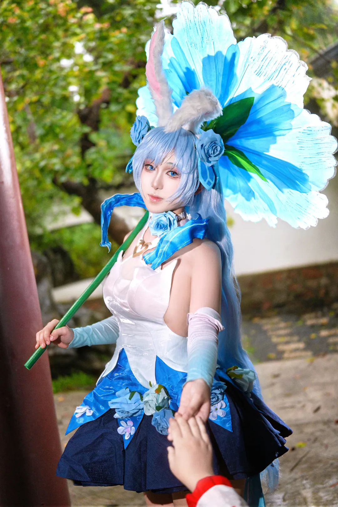 cosplay, 王者荣耀, 公孙离cos, 花间舞, 庭院摄影 - 第3张