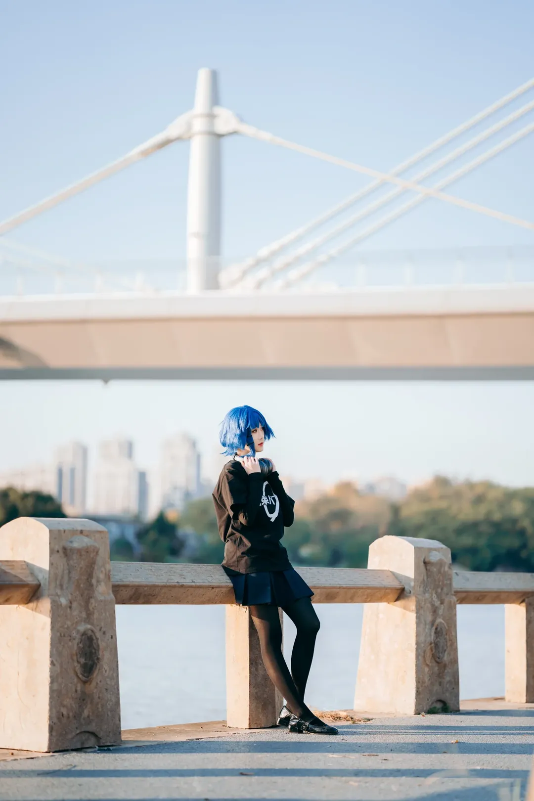 コスプレ撮影, ベーシスト, ぼっち・ざ・ろっく！, 山田リョウ コスプレ, 大運河公園 - 11枚目